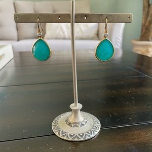 Henri bendel turquoise drop earrings